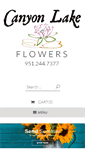 Mobile Screenshot of canyonlakeflowers.com